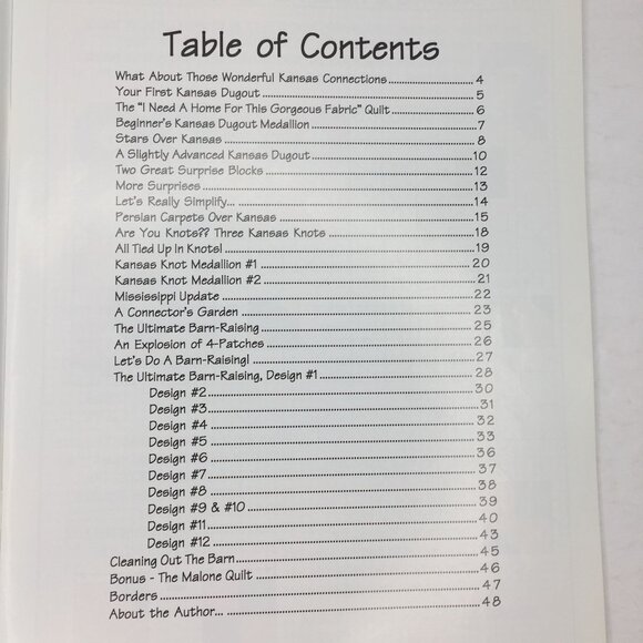 Vintage 1996 Kansas Connections #4 Mary Ellen Hopkins Quilt Design Patterns Book - Picture 2 of 9